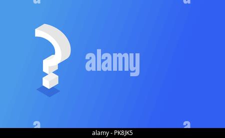 Question mark icon. Help symbol. FAQ sign on background. Stock Vector