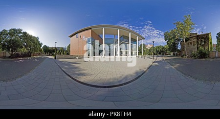 360 degree panoramic view of Szeged University Study and Information Centre (TIK)