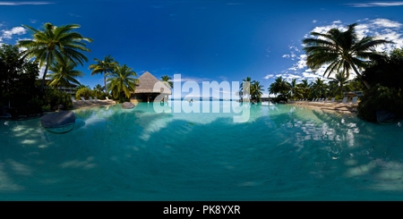 360 degree panoramic view of Inside Lotus Swiming Pool