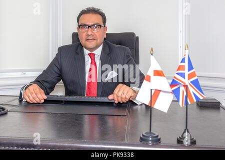 Mian Faisal Rashid is a British Labour Party politician. He is the Member of Parliament (MP) for Warrington South Stock Photo