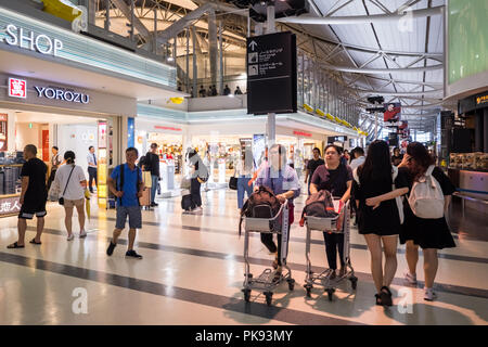 Osaka, Japan  - August 31, 2018 :  Interior of Osaka International Airport Stock Photo