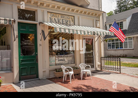 The Daily Bread Bakery in Stockbridge, MA Stock Photo