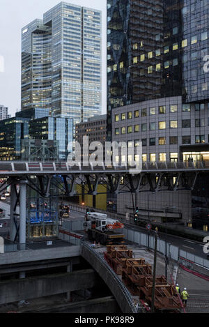 Paris, France. Construction site Stock Photo