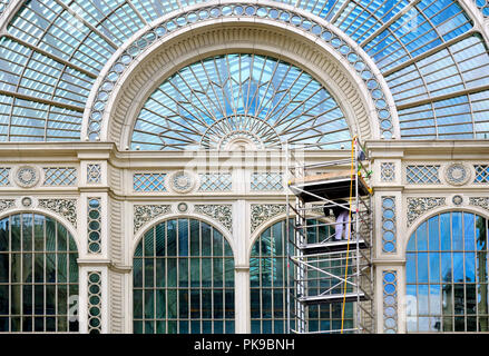 Restoration carried out on the Royal Opera House, Covent Garden, London, England, UK. Stock Photo