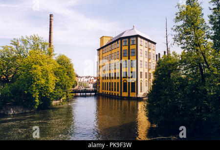 NORRKÖPING Östergötland  Old industrial area with the building called the iron at Motala stream Stock Photo