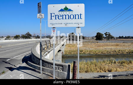 City of Fremont, California sign Stock Photo  Alamy