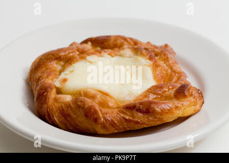 Cheese danish on plate - USA Stock Photo