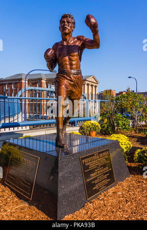 Tony DeMarco Statue   Boston, Massachusetts, USA Stock Photo