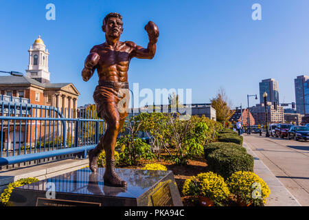 Tony DeMarco Statue   Boston, Massachusetts, USA Stock Photo