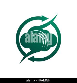 Cloud update Icon Cloud update Icon UI illustration vector design Stock Vector
