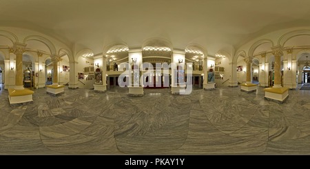 360 degree panoramic view of National Theatre ground floor foyer