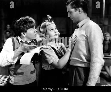 Babes in Arms Year : 1939 USA Director : Busby Berkeley Mickey Rooney, June Preisser, Douglas McPhail Stock Photo