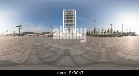 360 degree panoramic view of Olympics park “exquisite tower”