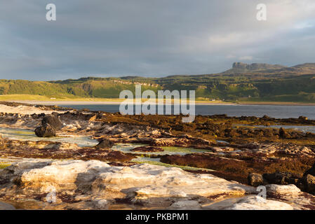 Bay of Laig, Isle of Eigg Stock Photo