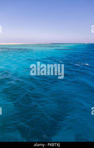 Turquoise Blue Water in Egyptian Red Sea Reefs Stock Photo