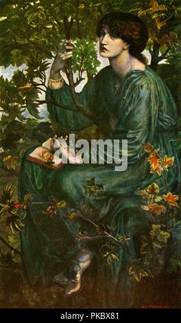 'The Daydream', 1880, (c1912). Artist: Dante Gabriel Rossetti. Stock Photo