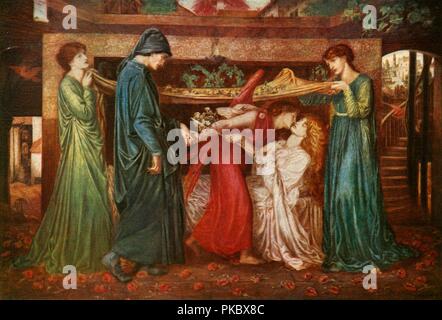 'Dante's Dream', 1871, (c1912). Artist: Dante Gabriel Rossetti. Stock Photo