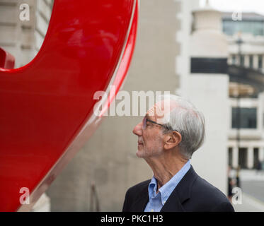 RA, Piccadilly, London, UK. 12 September, 2018. The Art of Making Buildings. The internationally acclaimed Architect Renzo Piano (designer of The Shard) opens an exhibition of his work at the Royal Academy. Centrepiece of the exhibition is a sculptural installation bringing together over 100 of Piano’s projects on an imaginary island. The exhibition runs from 15 September 2018 - 20 January 2019. Credit: Malcolm Park/Alamy Live News. Stock Photo