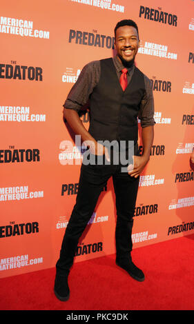 Hollywood, California, USA. 12th Sept 2018. Actor/stuntman Brian A. Prince attends 20th Century Fox's 'The Predator' Special Screening Event on September 12, 2018 at The Egyptian Theatre in Hollywood, California. Photo by Barry King/Alamy Live News Stock Photo