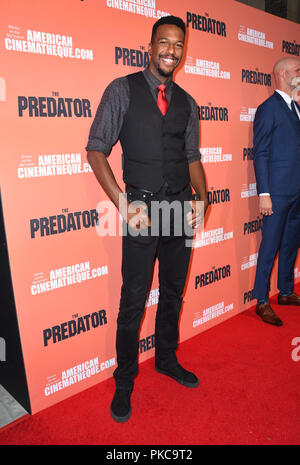 Hollywood, CA, USA. 12th Sep, 2018. 12 September 2018 - Hollywood, California - Brian A. Prince. '''The Predator'' Special Screening Los Angeles held at the Egyptian Theater. Photo Credit: Birdie Thompson/AdMedia Credit: Birdie Thompson/AdMedia/ZUMA Wire/Alamy Live News Stock Photo