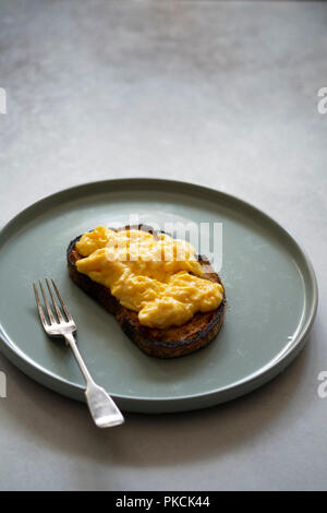Scrambled Eggs Stock Photo
