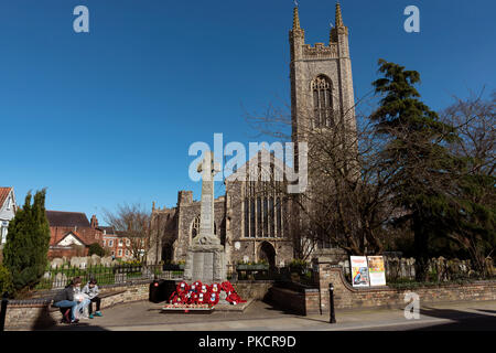 St Mary's church, Bungay, Suffolk, England. Stock Photo