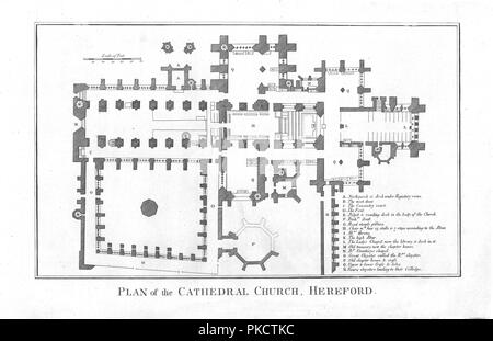 Hereford Cathedral Map