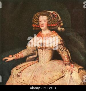 'The Infanta Maria Teresa', c1653, (1938). Artist: Diego Velasquez. Stock Photo