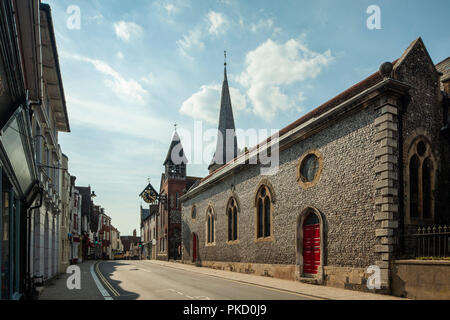 Late summer in Lewes, East Sussex, England. Stock Photo