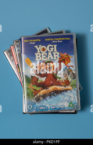 dVD film of Yogi Bear the movie in a case with artwork Stock Photo