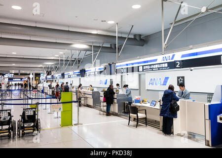Domestic Terminal Check In Desks With Passengers Lined Up In The Interior Of Islam Karimov Tashkent International Airport In Uzbekistan Stock Photo Alamy