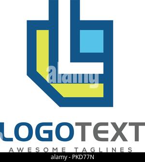 letter L paper logo design vector illustration template,L letter logo vector, letter L logo vector, creative Letter L letter logo Stock Vector