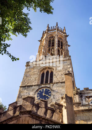 Bell tower at All Saints Pavement church in York Yorkshire England Stock Photo