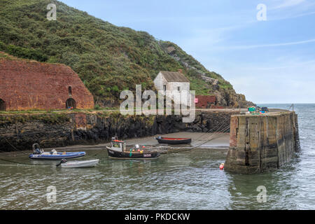 Porthgain, Pembrokeshire, Wales, UK, Europe Stock Photo