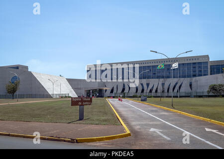 Superior Court of Justice - Superior Tribunal de Justica - STJ - Brasilia, Distrito Federal, Brazil Stock Photo