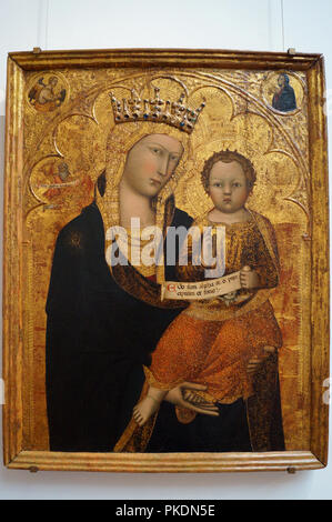Andrea Vanni: Madonna and Child with Saints Stock Photo