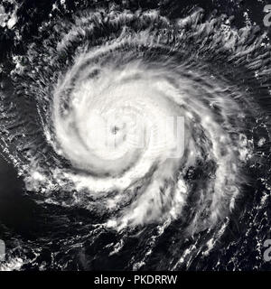 Satellite view. Hurricane in planet Earth. Elements of this image furnished by NASA.