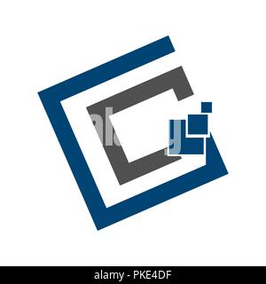 Abstract C letter vector technology logo, C letter vector, C letter logo, C letter technology logo vector Stock Vector