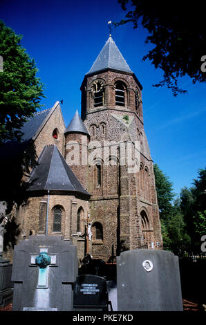 the St-Eligius church in Westouter (Belgium, 11/05/2008) Stock Photo