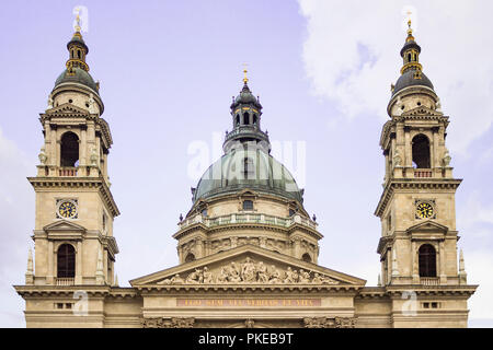 St. Stephen's Basilica or church in Budapest, Hungary. Stock Photo