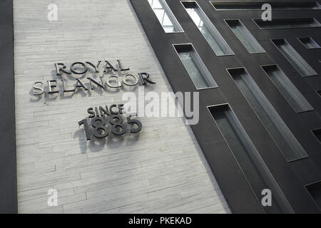 logo of Royal Selangor, a Malaysian pewter manufacturer and retailer, famous brand in the world. Stock Photo
