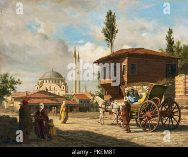 Grandchamp  Louis Emile Pinel De - Partie in Istanbul Stock Photo