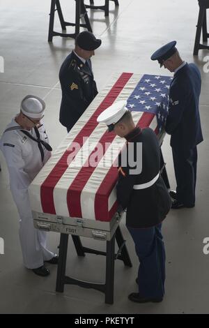 Members of a U.S. Army flag detail assigned to the 3rd Brigade, 25th ...