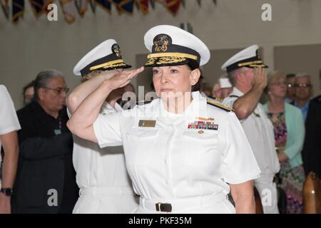 Rear Admiral Tina Davidson, Nurse Corps, U.S.Navy, assumes command of ...