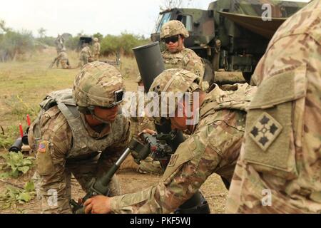 A Soldier with 3rd Squadron, 61st Cavalry Regiment, 2nd Stryker Brigade ...