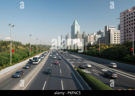 Xinjiang urumqi city building scenery Stock Photo