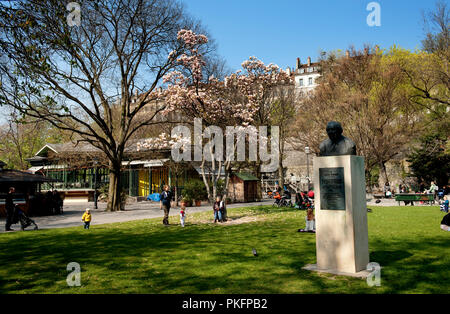 The Parc des Bastions, originally the first botanical garden in Geneva (Switzerland, 16/04/2010) Stock Photo