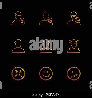 avtar , user , profile , avatar , emoji , emoticon , face , profile , picture , man , woman , ladies , gents , male , female , boy , girl , icon, vect Stock Vector