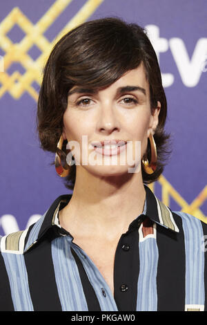 Madrid, Madrid, Spain. 13th Sep, 2018. Paz Vega attends 'El Continental' Premiere at Callao Cinema on September 13, 2018 in Madrid, Spain Credit: Jack Abuin/ZUMA Wire/Alamy Live News Stock Photo