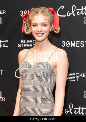 Elena Kampouris attends a screening of "Colette" at The Museum of